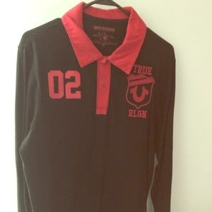 True Religion Long Sleeve Knit Shirt